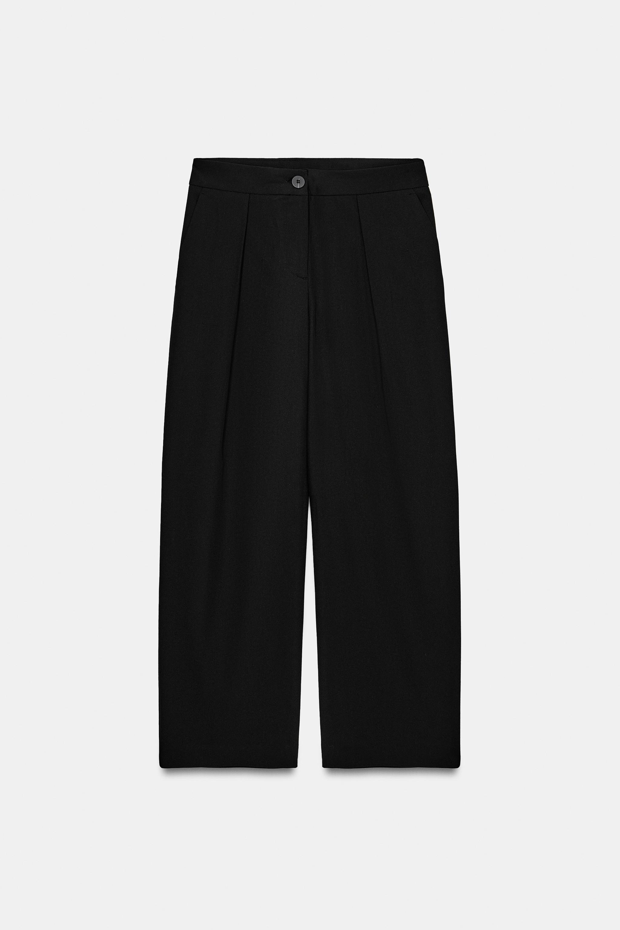 PLEATED TAPERED PANTS